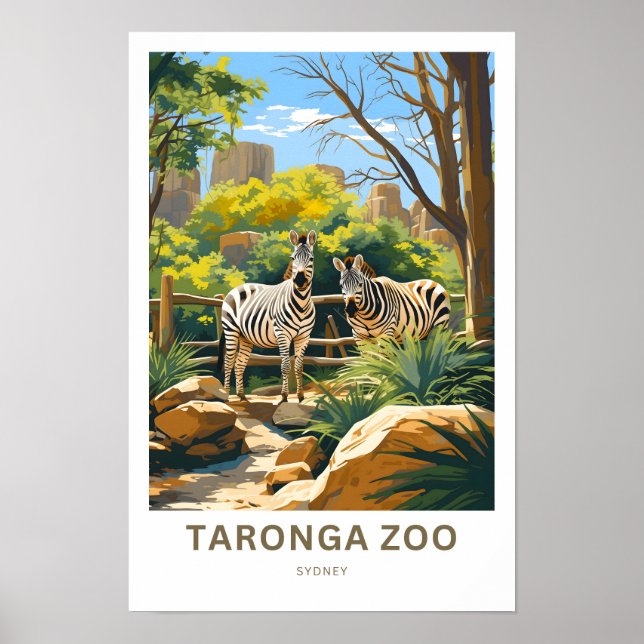 Taronga Zoo Sydney Travel Print (Front)