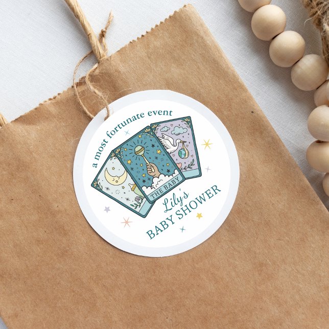 Tarot Baby Shower Envelope Seal Sticker (Creator Uploaded)