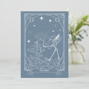 Tarot Baby Shower Invitation, Celestial & Mystical Invitation