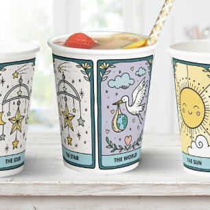 Tarot Baby Shower Party Paper Cups