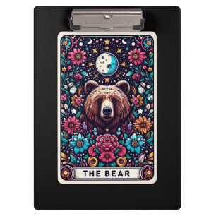 Tarot Bear, Mystical Woodland Spirit Clipboard