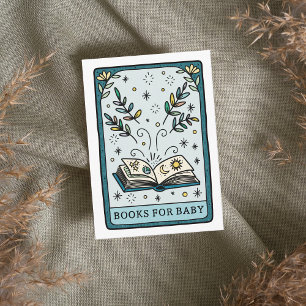 Tarot Books for Baby Shower Book Request Enclosure Card