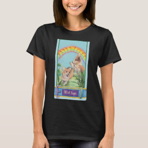 Tarot Card 10 of cups And Dog Cosmic Dogs T-Shirt