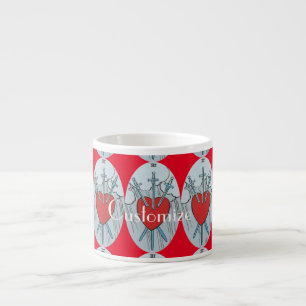 Tarot Card 3 Swords Thunder_Cove Espresso Cup