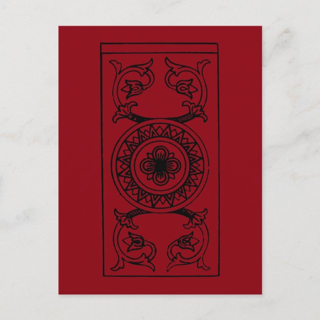Tarot Card: Ace Of Pences Postcard (Front)