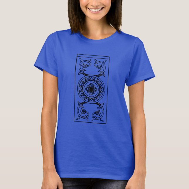 Tarot Card: Ace Of Pences T-Shirt (Front)