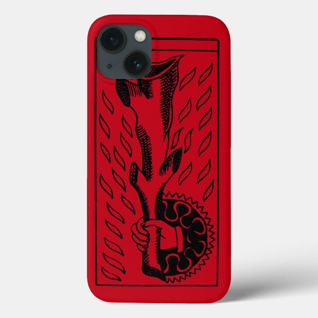 Tarot Card: Ace Of Rods Case-Mate iPhone Case (Back)