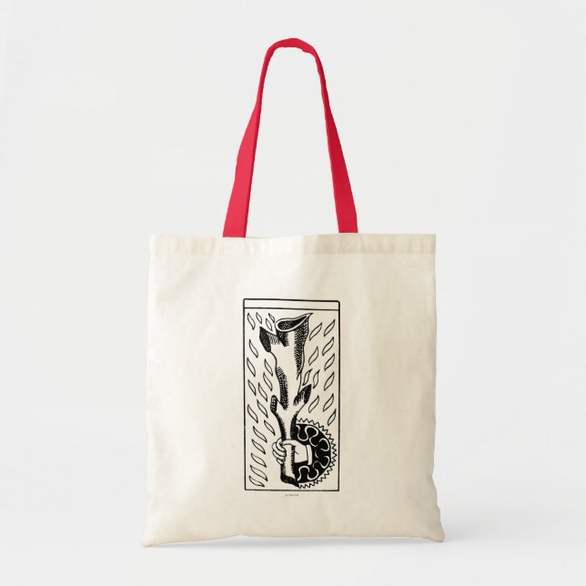 Tarot Card: Ace Of Rods Tote Bag (Front)
