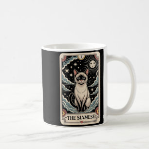 Tarot Card Cat Halloween The Siamese Coffee Mug