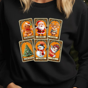 Tarot Card Christmas, Christmas Tarot Hoodie