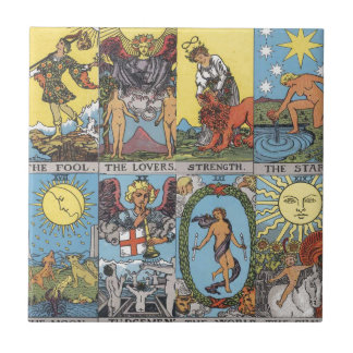 Tarot Card Collage Tile
