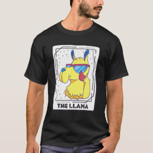 Tarot Card Cool Llama Mystical Cards Magic T-Shirt