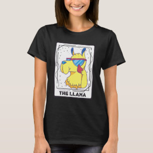 Tarot Card Cool Llama Mystical Cards  Magic T-Shirt