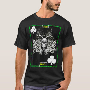 Tarot Card Death Dark Sticker Xiii Creepy Hallowee T-Shirt