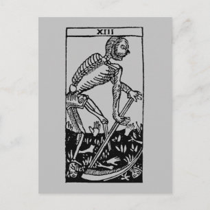 Tarot Card: Death Postcard