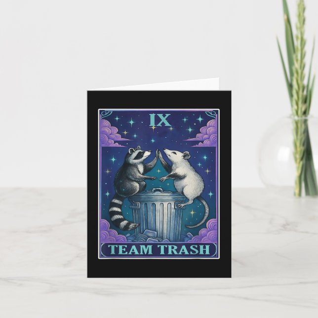 Tarot Card Deck Team Trash Racoon Tarot Cards Del (Front)