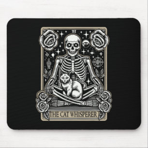 Tarot Card Emo Gothic - Occult The Cat Whisperer Mouse Mat
