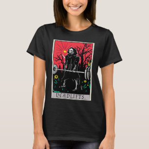 Tarot Card  Gym Deadlifts Workout Deadlift Fitness T-Shirt