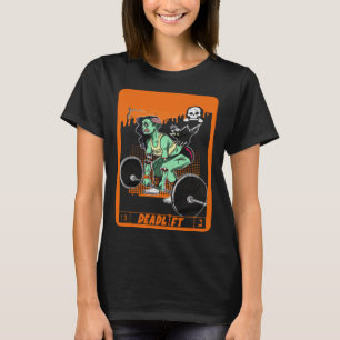 tarot card gym outfit  workout deadlift occult clo T-Shirt