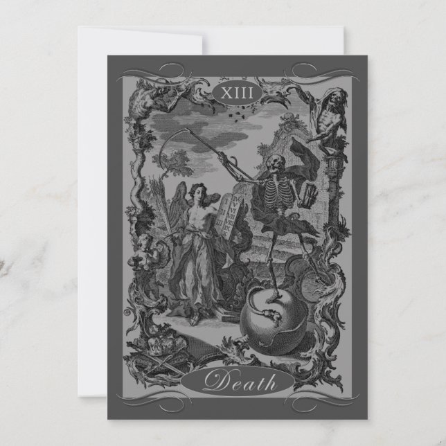 Tarot Card Halloween Party (Back)