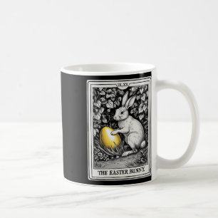 Tarot Card Happy Easter Bunny Spring Easter Egg Ea Coffee Mug