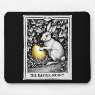 Tarot Card Happy Easter Bunny Spring Easter Egg Ea Mouse Mat