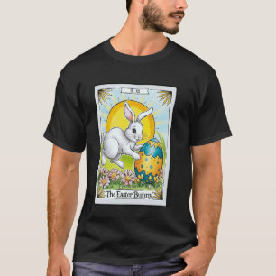 Tarot Card Happy Easter Bunny Spring Easter Egg Ea T-Shirt