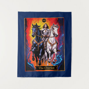 Tarot Card Illustration, The Chariot Tapestry