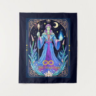 Tarot Card Illustration, The Magician Tapestry