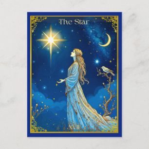 Tarot Card Illustration, The Star