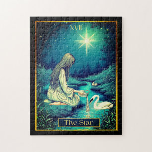 Tarot Card Illustration, The Star Jigsaw Puzzle