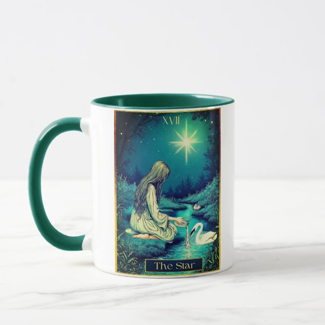 Tarot Card Illustration, The Star Mug (Left)