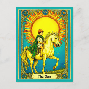 Tarot Card Illustration, The Sun