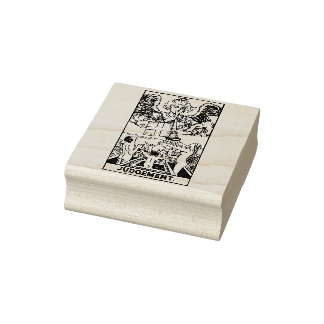 Tarot Card: Judgement: Personalised Text Rubber Stamp (Stamp)