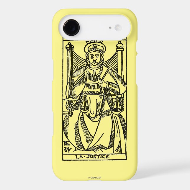Tarot Card: Justice Case-Mate iPhone Case (Back)