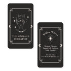 Tarot Card Massage Therapist Business Card