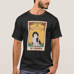 Tarot Card  Occult Magic Occultism Dog Cavachon T-Shirt