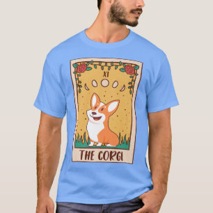 Tarot Card Occult Magic Occultism Dog Corgi T-Shirt