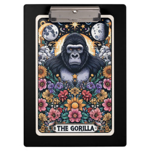 Tarot Card of The Gorilla – Strength and Power Clipboard