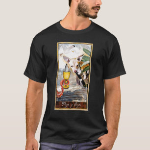 Tarot Card Page Of Cup And Dog Cosmic Graphic Dogs T-Shirt