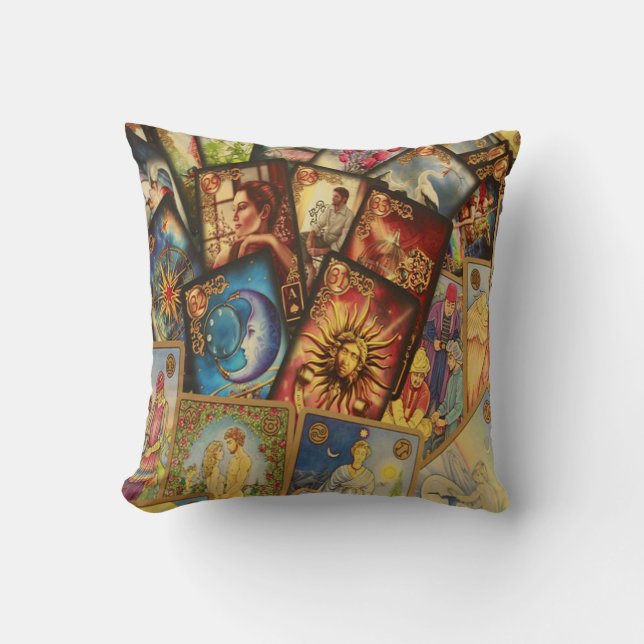 Tarot Card Pillow Cushion (Front)
