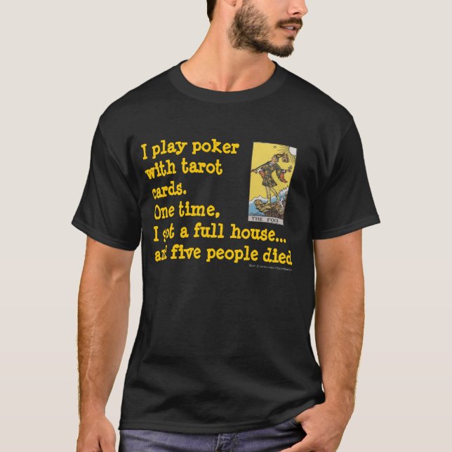 Tarot Card Poker T-Shirt (Front)