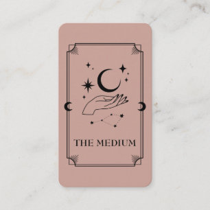 Tarot Card Psychic Medium Celestial Business Card