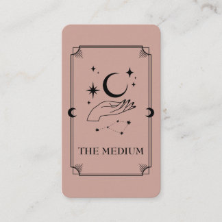 Tarot Card Psychic Medium Celestial Business Card