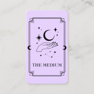Tarot Card Psychic Medium Celestial Business Card