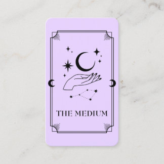 Tarot Card Psychic Medium Celestial Business Card