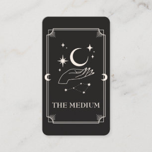 Tarot Card Psychic Medium Celestial Business Card