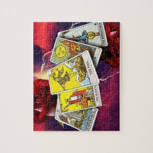 Tarot card puzzle (Vertical)