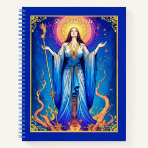 Tarot Card, Queen of Wands Journal
