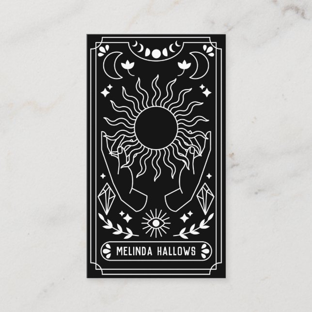 Tarot Card Reader Business Card (Front)